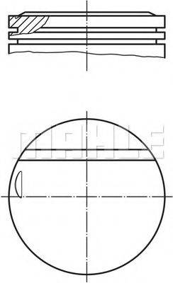 MAHLE ORIGINAL 0021600 Поршень