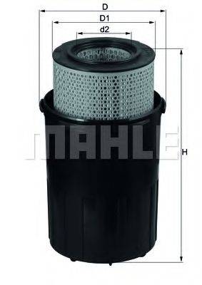 MAHLE ORIGINAL LX388 Повітряний фільтр