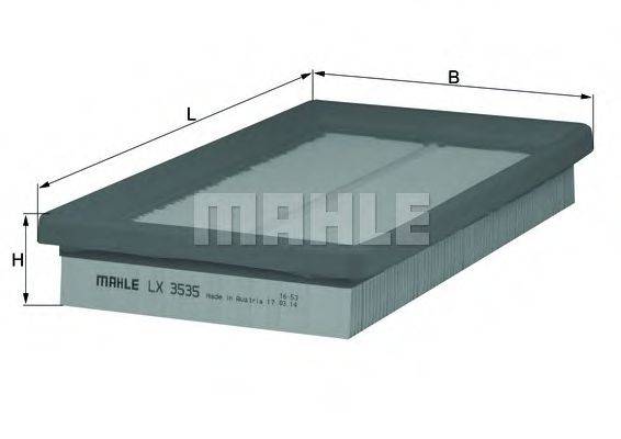 MAHLE ORIGINAL LX3535 Повітряний фільтр