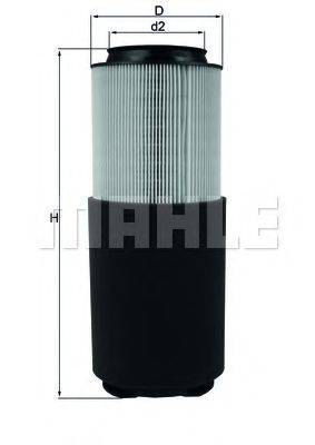 MAHLE ORIGINAL LX976 Повітряний фільтр