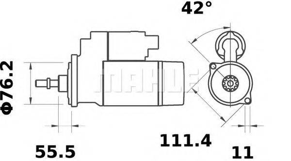 MAHLE ORIGINAL MS305 Стартер