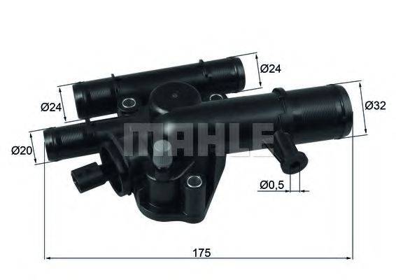 MAHLE ORIGINAL TI24389 Термостат, охолоджуюча рідина