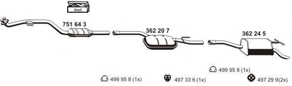 ERNST 040255 Система випуску ОГ