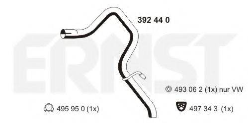 ERNST 392440 Труба вихлопного газу