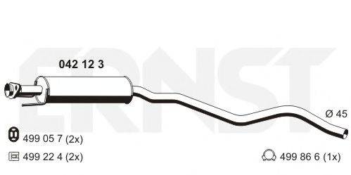 ERNST 042123 Передглушувач вихлопних газів