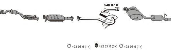 ERNST 110073 Система випуску ОГ