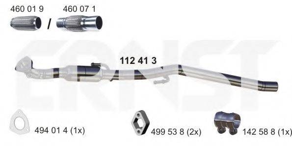 ERNST 112413 Труба вихлопного газу