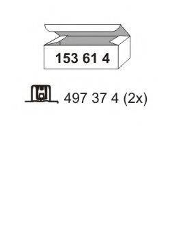 ERNST 153614 Монтажний комплект, глушник