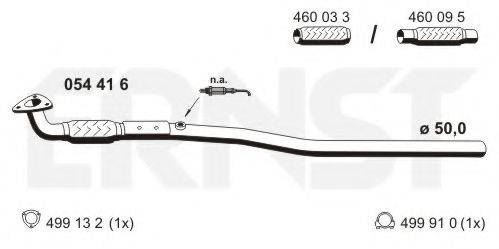 ERNST 054416 Труба вихлопного газу
