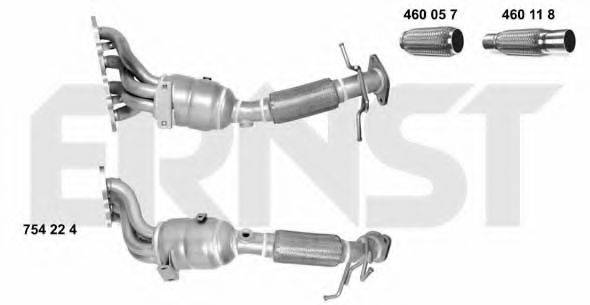 ERNST 754224 Каталізатор; Каталізатор колектора