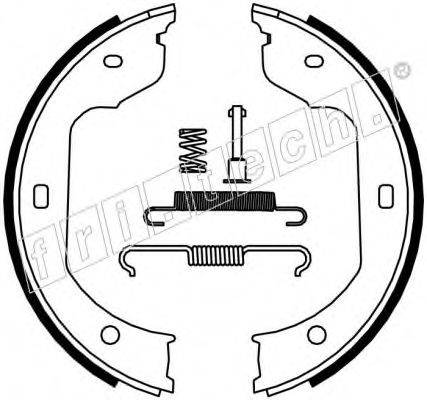 FRI.TECH. 1019029K Комплект гальмівних колодок, стоянкова гальмівна система