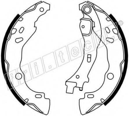 FRI.TECH. 1034109 Комплект гальмівних колодок