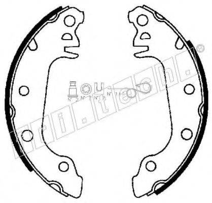 FRI.TECH. 1040120K Комплект гальмівних колодок