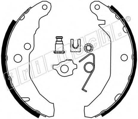 FRI.TECH. 1040122K Комплект гальмівних колодок
