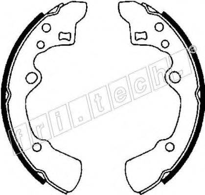 FRI.TECH. 1049135 Комплект гальмівних колодок
