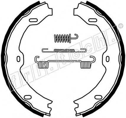 FRI.TECH. 1052130K Комплект гальмівних колодок, стоянкова гальмівна система