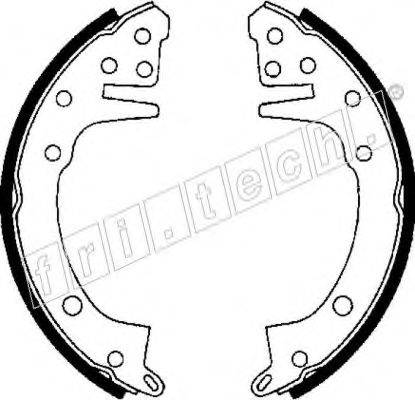 FRI.TECH. 1064135 Комплект гальмівних колодок