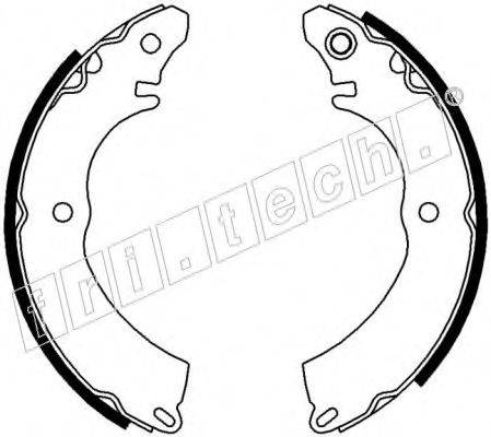 FRI.TECH. 1064175 Комплект гальмівних колодок