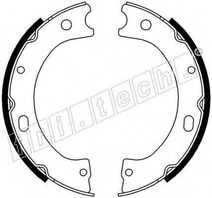 FRI.TECH. 1067191 Комплект гальмівних колодок, стоянкова гальмівна система