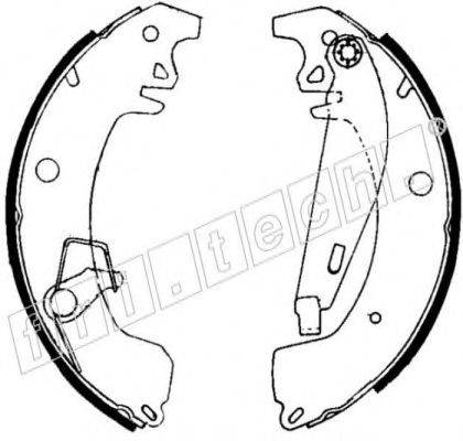 FRI.TECH. 1088219 Комплект гальмівних колодок