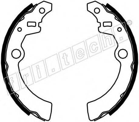 FRI.TECH. 1110335 Комплект гальмівних колодок