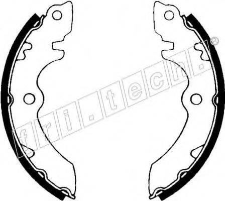 FRI.TECH. 1111219 Комплект гальмівних колодок