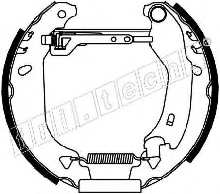 FRI.TECH. 16148 Комплект гальмівних колодок