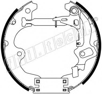FRI.TECH. 16328 Комплект гальмівних колодок