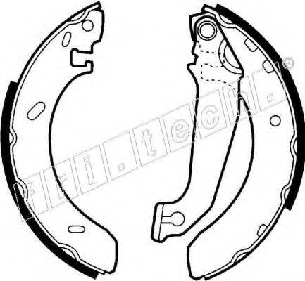 FRI.TECH. 17069 Комплект гальмівних колодок