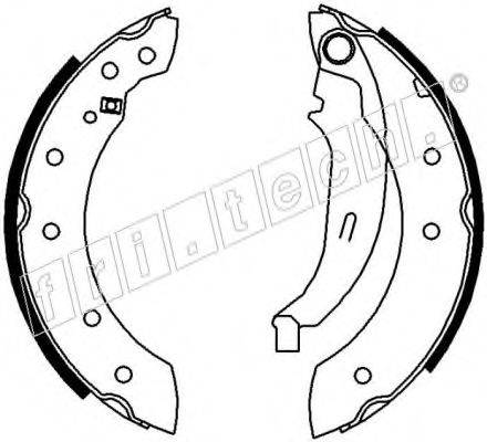 FRI.TECH. 17177 Комплект гальмівних колодок