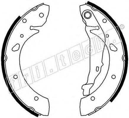 FRI.TECH. 17218 Комплект гальмівних колодок