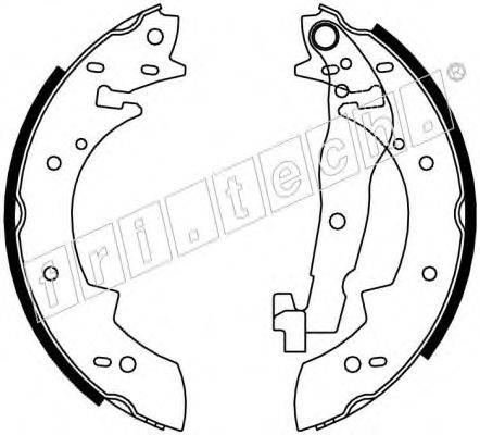 FRI.TECH. 17223 Комплект гальмівних колодок