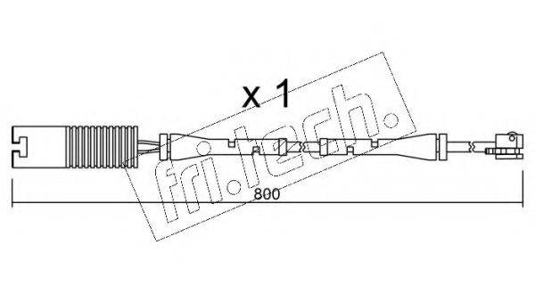 FRI.TECH. SU083 Сигналізатор, знос гальмівних колодок