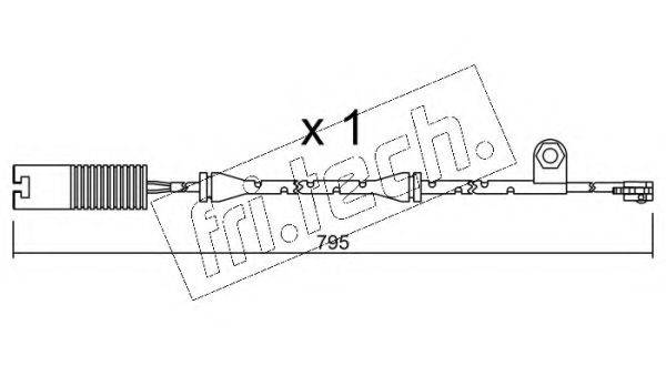 FRI.TECH. SU152 Сигналізатор, знос гальмівних колодок