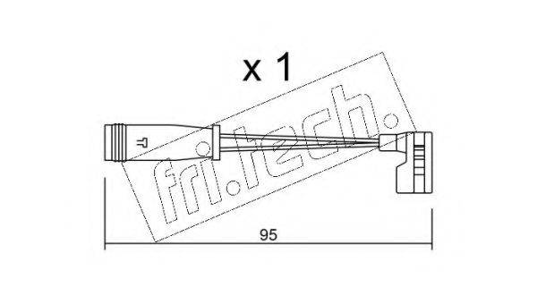 FRI.TECH. SU164 Сигналізатор, знос гальмівних колодок