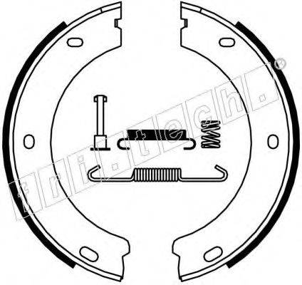 FRI.TECH. 1079188K Комплект гальмівних колодок, стоянкова гальмівна система