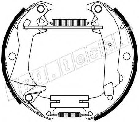 FRI.TECH. 16364 Комплект гальмівних колодок