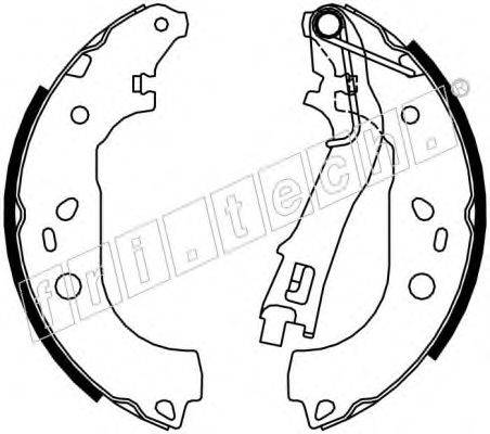 FRI.TECH. 1034122 Комплект гальмівних колодок