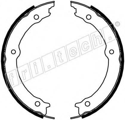 FRI.TECH. 1045002 Комплект гальмівних колодок, стоянкова гальмівна система