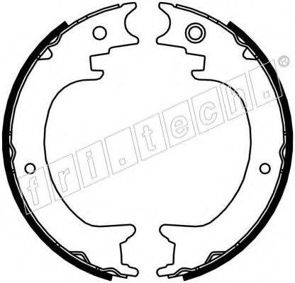 FRI.TECH. 1110339 Комплект гальмівних колодок, стоянкова гальмівна система