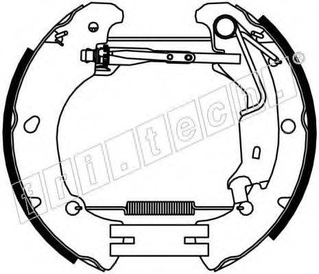 FRI.TECH. 16378 Комплект гальмівних колодок