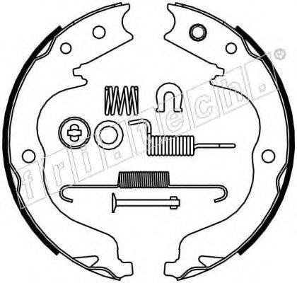 FRI.TECH. 1064180K Комплект гальмівних колодок, стоянкова гальмівна система