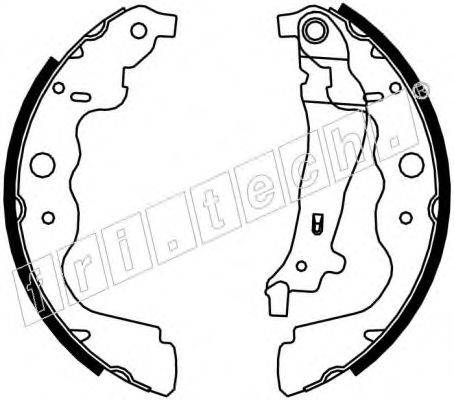 FRI.TECH. 17439 Комплект гальмівних колодок
