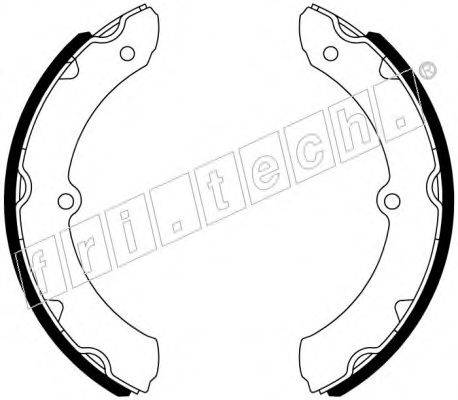 FRI.TECH. 1115333 Комплект гальмівних колодок, стоянкова гальмівна система