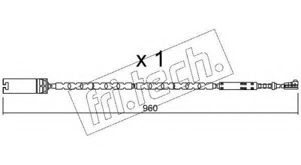 FRI.TECH. SU281 Сигналізатор, знос гальмівних колодок