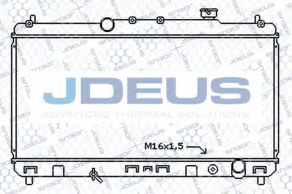 JDEUS 028N51 Радіатор, охолодження двигуна