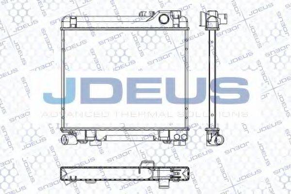 JDEUS RA0050620 Радіатор, охолодження двигуна