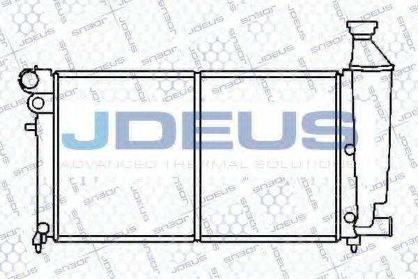 JDEUS 007E31 Радіатор, охолодження двигуна