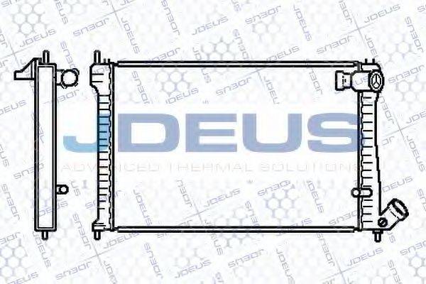 JDEUS 007M51 Радіатор, охолодження двигуна