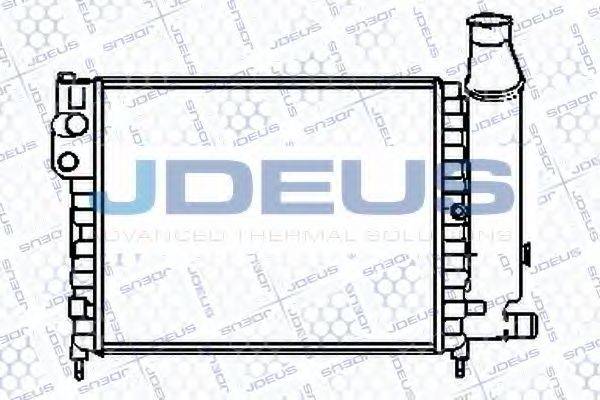 JDEUS 007V16 Радіатор, охолодження двигуна